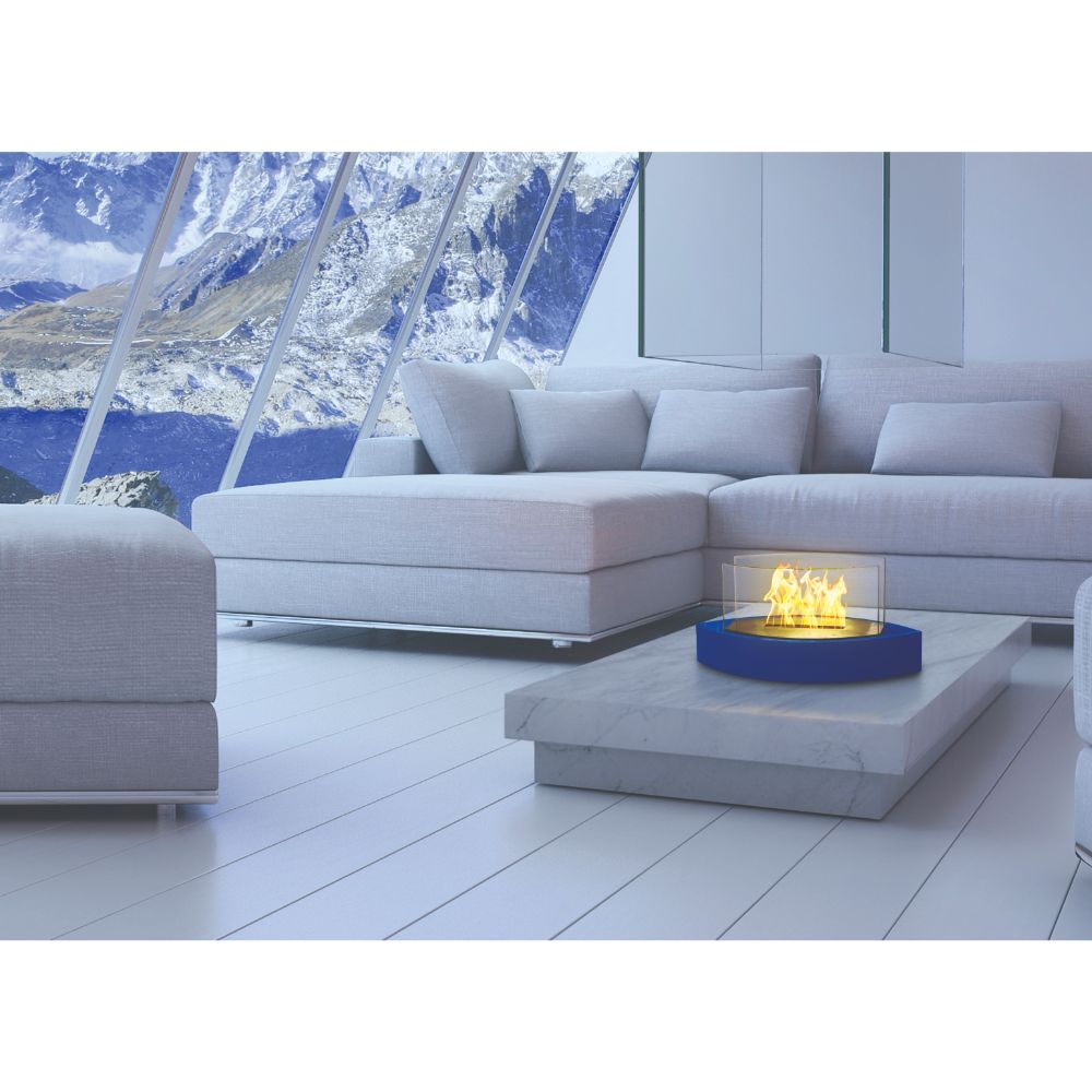 Anywhere Fireplaces 90216 Tabletop FireplaceLexington Model Blue